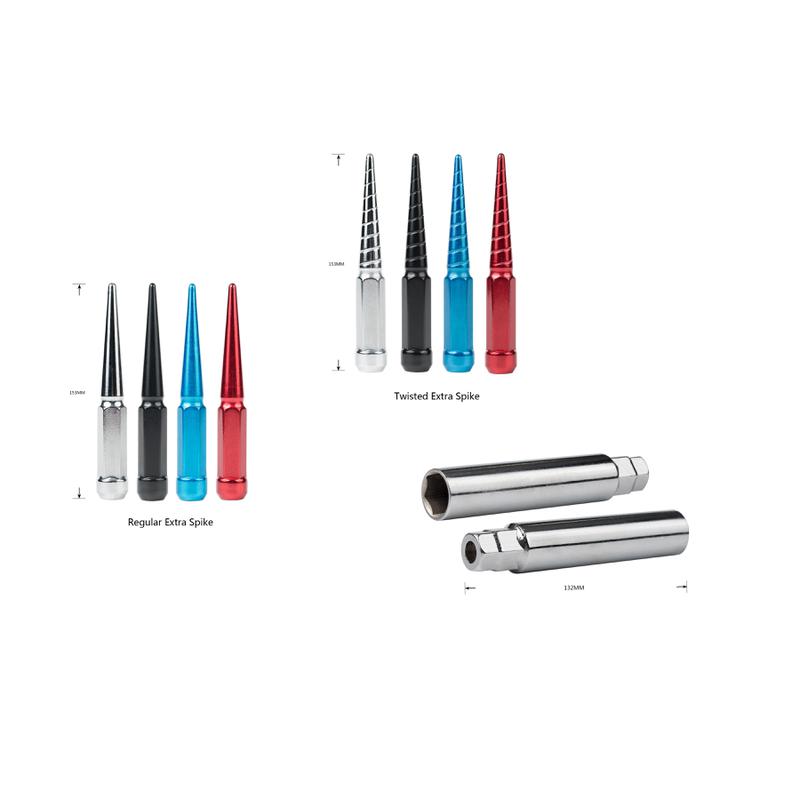 Spike Lug Nuts - Regular, Twist