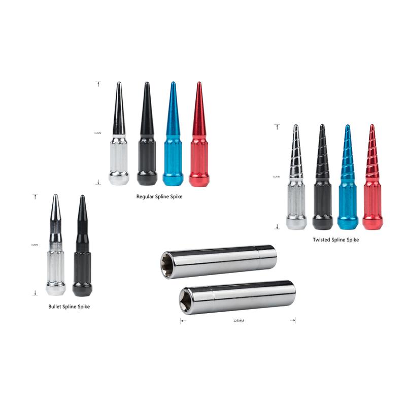Spike Lug Nuts - Regular, Twist, Bullet